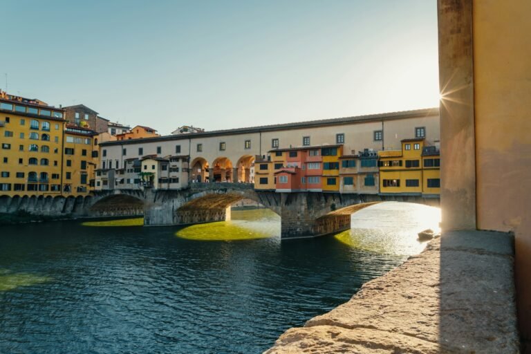 The Ponte Vecchio over the Arno in Florence