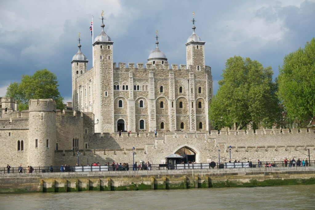 The Tower of London seen from the Thames